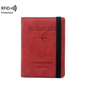 Passport Holder Travel Essentials Passport Wallet RFID Blocking for Men Women US